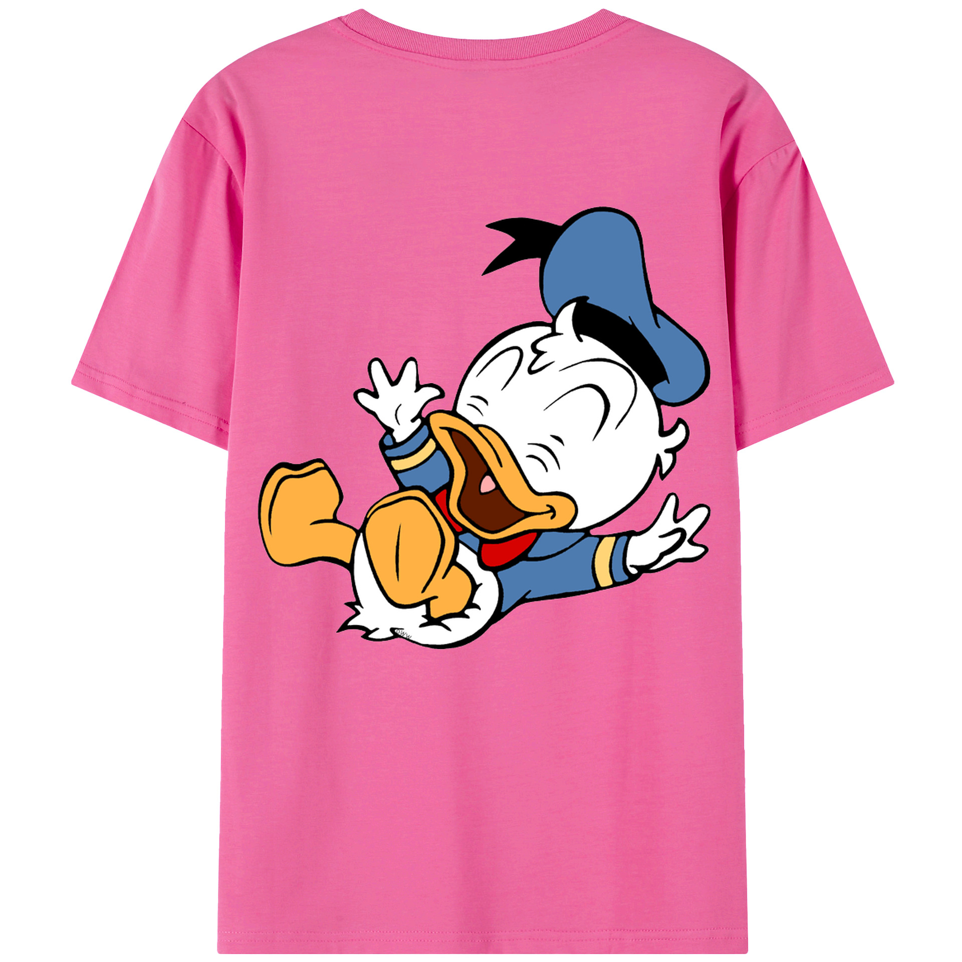 （画像用） ミッキーマウス Mickey Mouse レディース半袖Tシャツ(バックプリント)